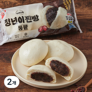 기린 찐빵 통팥, 279g, 2개, 3개입