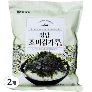 정담김 조미 김가루, 1kg, 2개