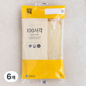 삼진어묵 100사각, 320g, 6개