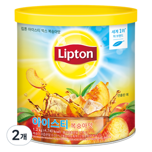 립톤 아이스티 믹스 복숭아맛, 1.2kg, 1개입, 2개