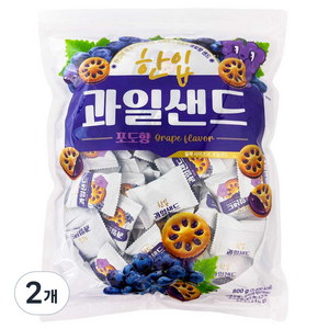 한입 과일 샌드 포도향, 800g, 2개