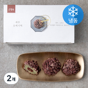 큰행복 제주 오메기떡 (냉동), 560g, 2개