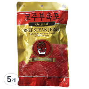 코주부 육포 오리지널, 100g, 5개