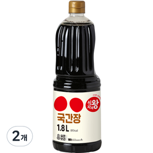 식자재왕 국간장, 1.8L, 2개