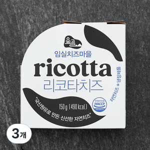 임실치즈마을 리코타치즈, 150g, 3개