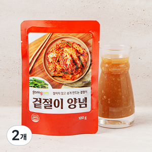 곰곰 겉절이 양념, 100g, 2개