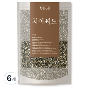 한방선생 치아씨드, 400g, 6개