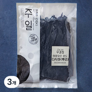 주일 무결점 해풍맞은 완도 다시마 뿌리, 3개, 250g