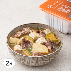 비움반찬 차돌박이 된장찌개, 500g, 2개