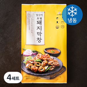 달구지 초벌 돼지막창 300g + 된장소스 100g 세트 (냉동), 400g, 4세트