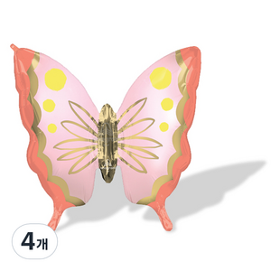 슈퍼쉐입 소울풀 블라썸 버터플라이 풍선, 4개