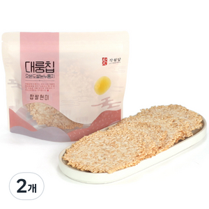 작월담 대룽칩 찹쌀현미 누룽지, 180g, 2개