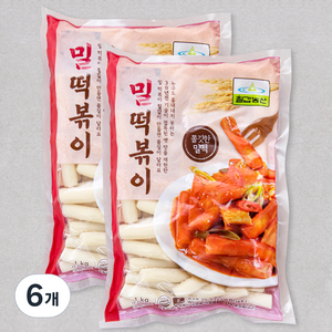 칠갑농산 밀 떡볶이, 1kg, 6개