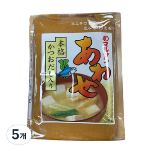 아와세 미소 일본된장, 1kg, 5개