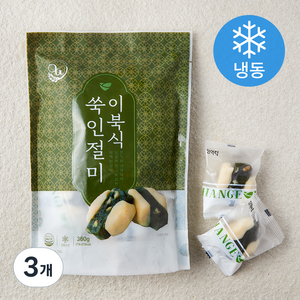 창억떡 이북식 쑥인절미 (냉동), 360g, 3개