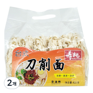 사우타오 도삭면, 400g, 2개