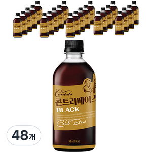 칸타타 콘트라베이스 콜드브루 블랙, 500ml, 48개