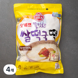 오뚜기 오쉐프 쌀떡국떡, 1kg, 4개