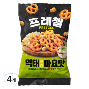 프레첼 먹태 청양마요맛, 4개, 85g