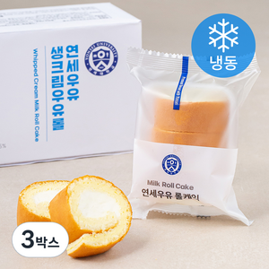 연세우유 생크림 우유롤 (냉동), 330g, 3박스