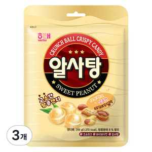 해태제과 알사탕, 319g, 3개