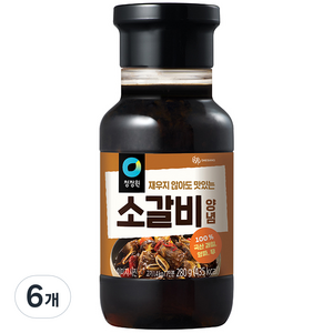 청정원 소갈비 양념, 280g, 6개