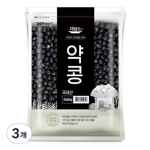 더담은 국산 약콩, 500g, 3개