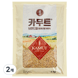 곰곰 카무트® 브랜드(호라산밀) 100%, 1kg, 2개