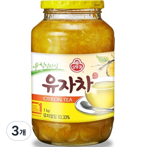 오뚜기 유자차, 1kg, 1개입, 3개