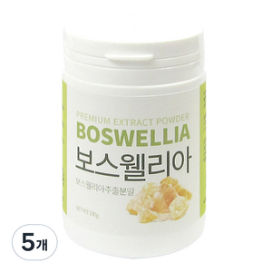 갑당약초 보스웰리아 추출분말 고급형, 100g, 5개