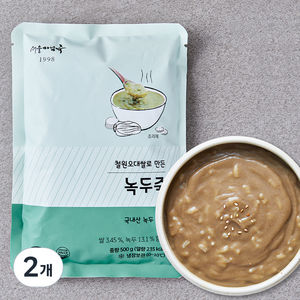 서울마님죽 녹두죽, 500g, 2개