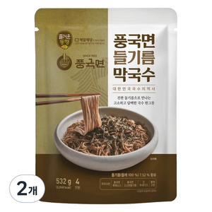 즐거운동행 풍국면 들기름 막국수, 532g, 2개