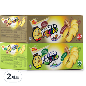 윈윈푸드 포테이토 크리스프 스낵 바베큐맛 50p + 사워크림맛 50p, 2세트, 1kg