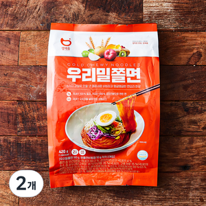 생채움 우리밀쫄면, 420g, 2개