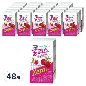 동원 쿨피스 제로 테트라 자두, 48개, 140ml