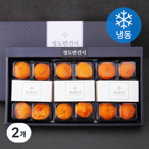 푸드베이스 청도 반건시 세트 (냉동), 900g(18과), 2개