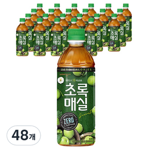 초록매실 제로, 500ml, 48개