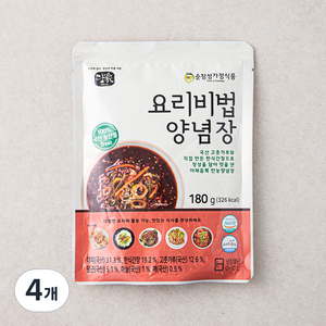 담가 요리비법 양념장, 180g, 4개