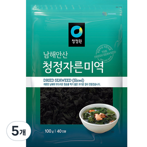 대상 청정원 청정자른미역, 100g, 5개