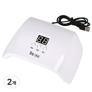 카카스 네일 젤램프 120W FUN Lamp 02, 화이트, 2개