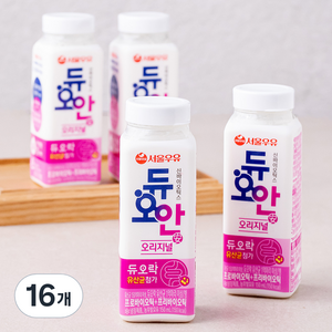 서울우유 듀오안 유산균 음료, 150ml, 16개