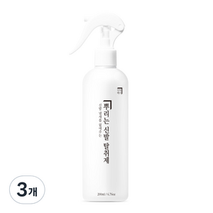 살림백서 뿌리는 신발 탈취제, 3개, 200ml