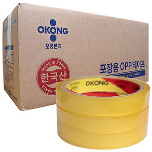 오공 사무용 엘앤엠 OPP 테이프 16mm x 20m, 투명, 150개