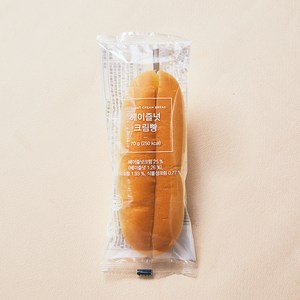 신라명과 헤이즐넛 크림빵, 70g, 1개