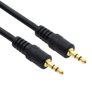 엠비에프 3.5mm 스테레오 오디오 케이블 1m, MBF-ST100M, 블랙