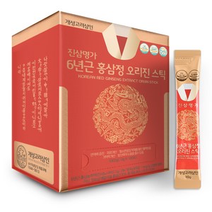 개성고려삼인 진삼명가 6년근 홍삼정 오리진 스틱 100p, 1kg, 1개