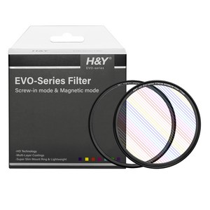 에이치앤와이 HD Evo 레인보우 스트릭 필터 세트 조명 플레어 효과 77mm