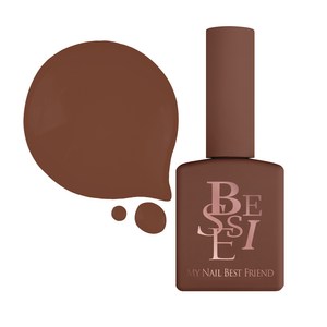 BESSIE 비터스윗 시럽 젤네일, S14 pavé chocolate, 11ml, 1개