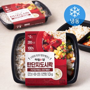 하림e닭 탄단지 도시락 귀리잡곡밥과 화끈불닭 (냉동), 210g, 2개