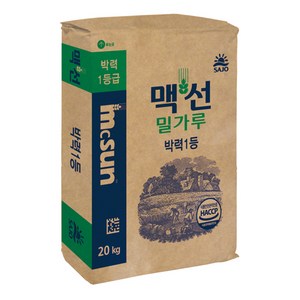 맥선 밀가루 박력1등, 20kg, 1개